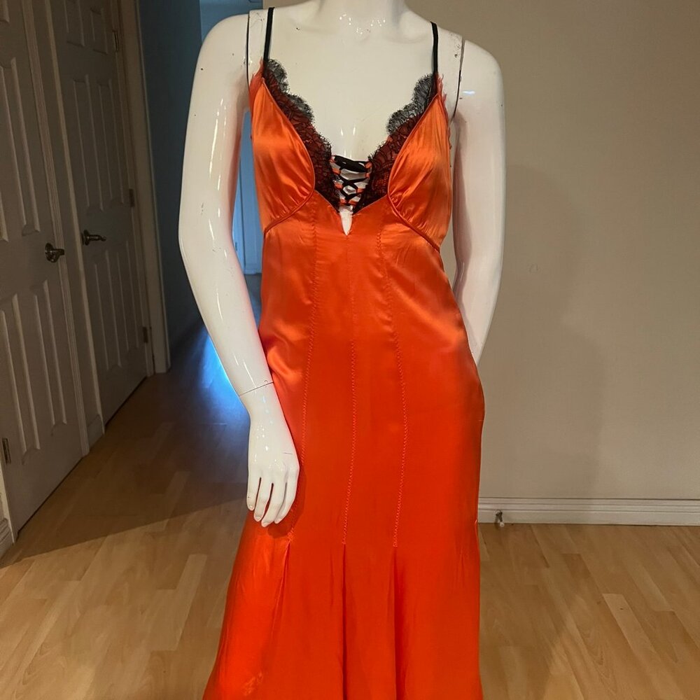 VINTAGE PRADA SILK CAMI MAXI DRESS SIZE S SMALL